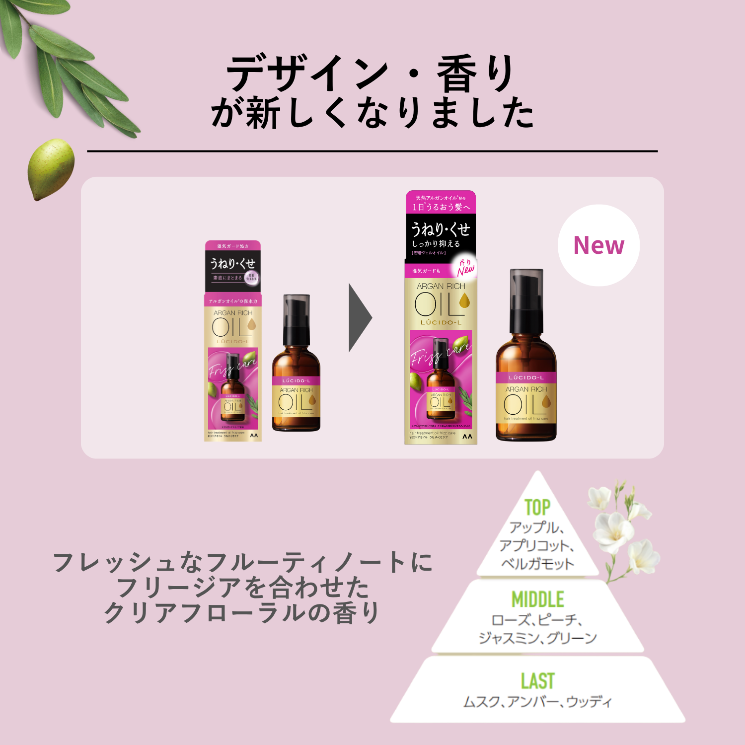 写真:＃EXヘアオイルうねり・くせケア